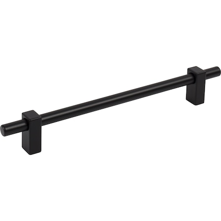 Jeffrey Alexander 192 Mm Center-To-Center Matte Black Larkin Cabinet Bar Pull 478-192MB